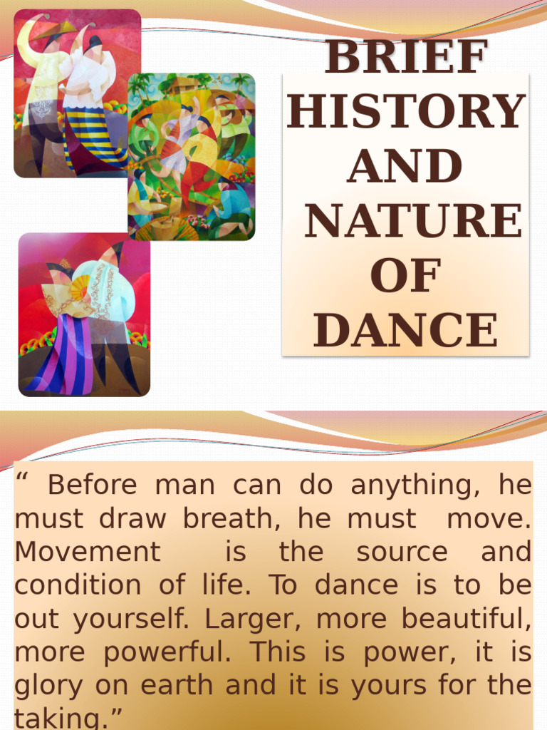 History and Significance of Dance | PDF | Dances