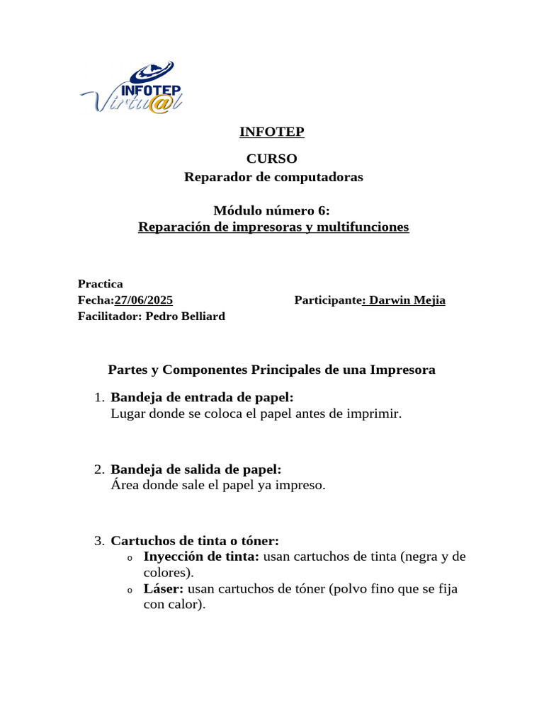 Tarea Modulo 6 | PDF