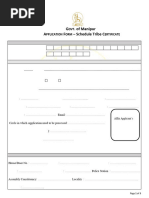 MHA Identity Card Renewal Form | PDF | Identity Document | Government