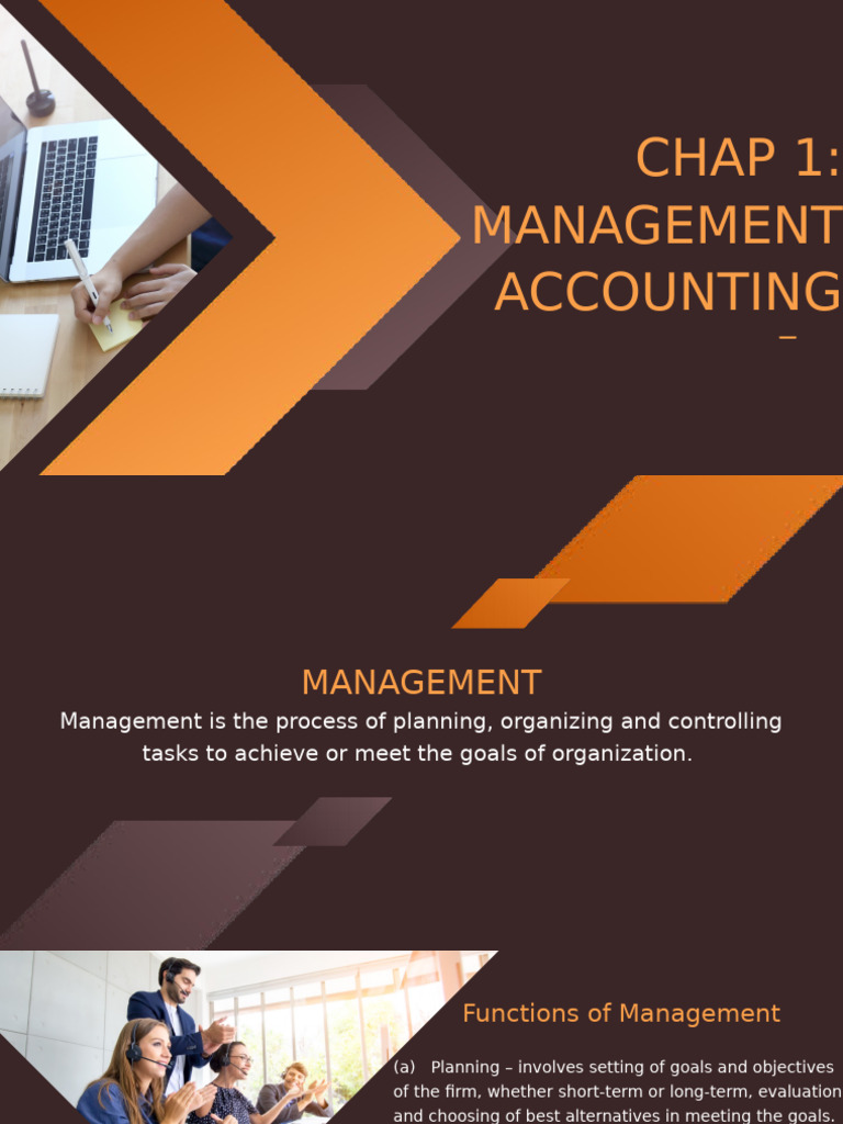 Chapter 1 Cost Accounting and Control | PDF | Evaluation | Goal
