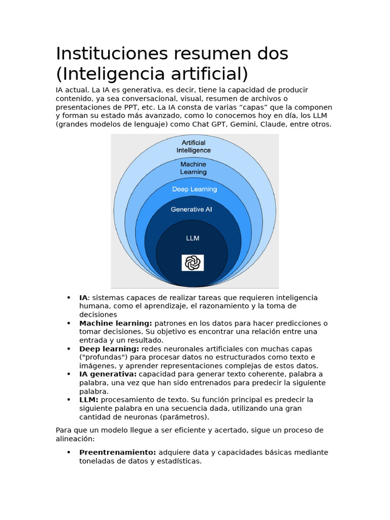 Evolución y Uso de la IA Generativa | PDF | Inteligencia artificial ...