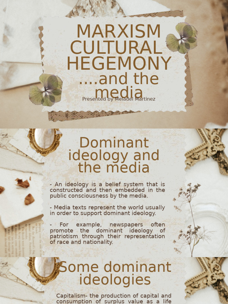 Cultural Hegemony in Marxism | PDF | Marxism | Communism