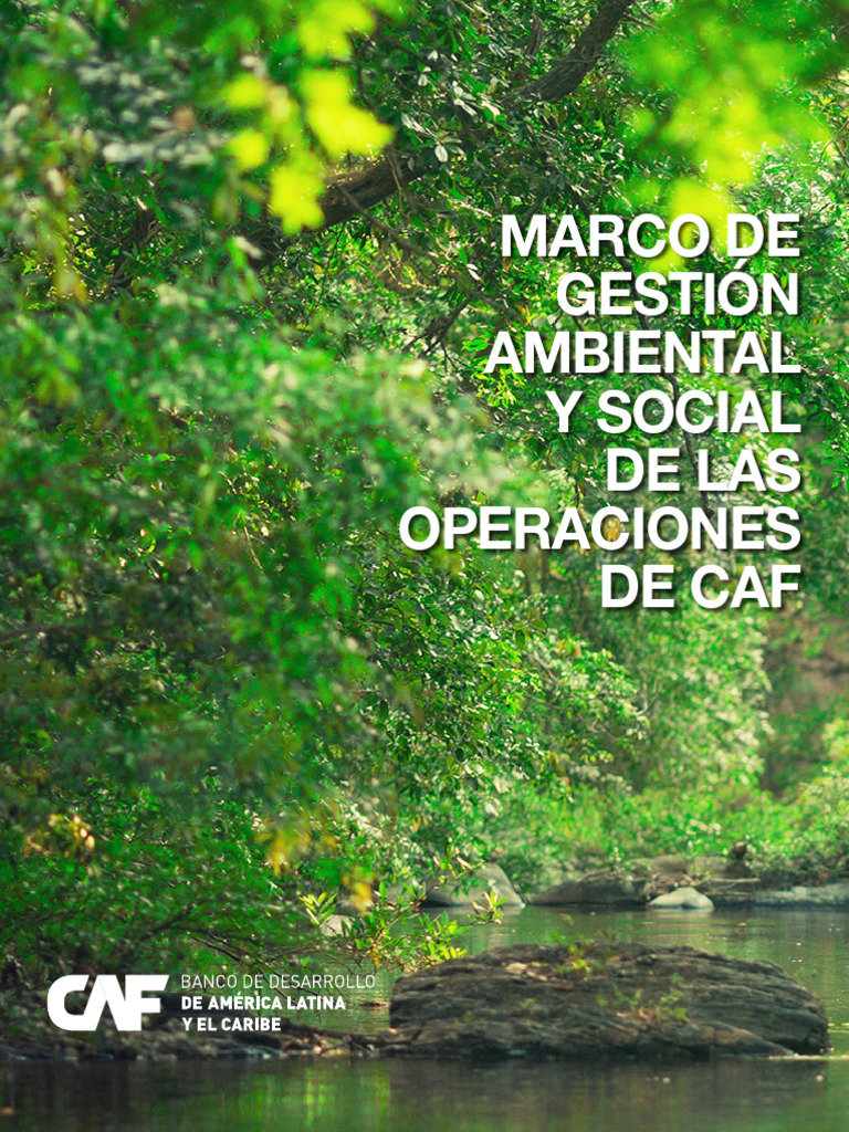 CAF - Como Banco - Marco de Gestios Amb | PDF | Sustentabilidad ...