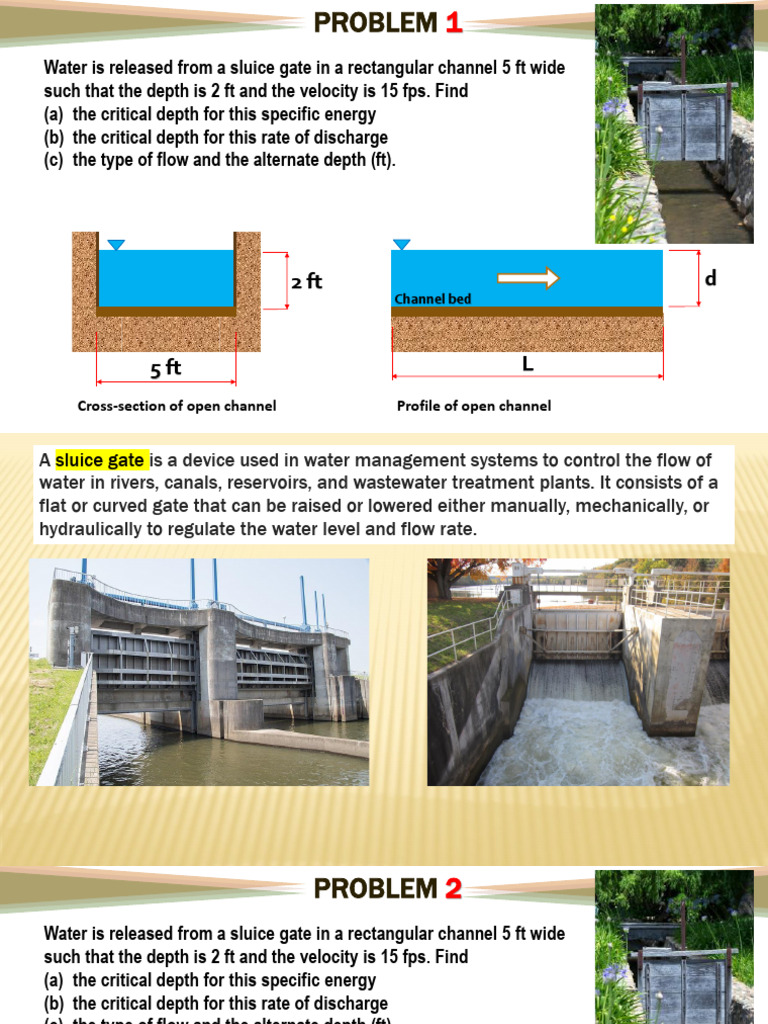 Critical Depth Analysis in Open Channels | PDF | Discharge (Hydrology ...