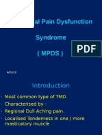 MPDS Myofascial Pain Dysfunction Syndrome Guide