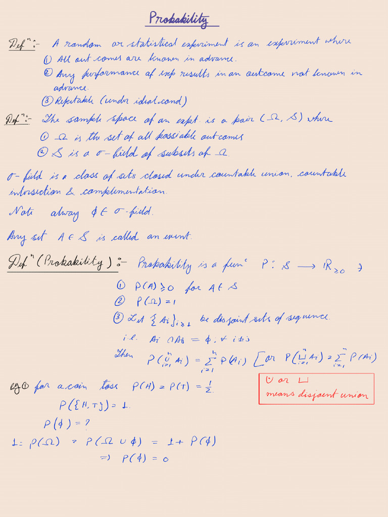 Probability - 250810 - 114708 | PDF