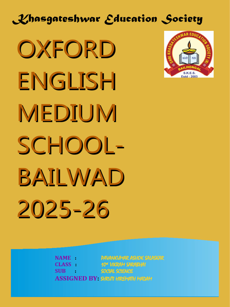 Project Work (SST) | PDF