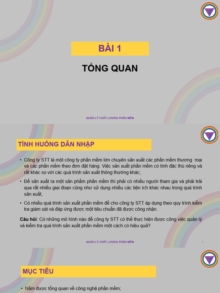 Bài 1. T NG Quan - Slide | PDF