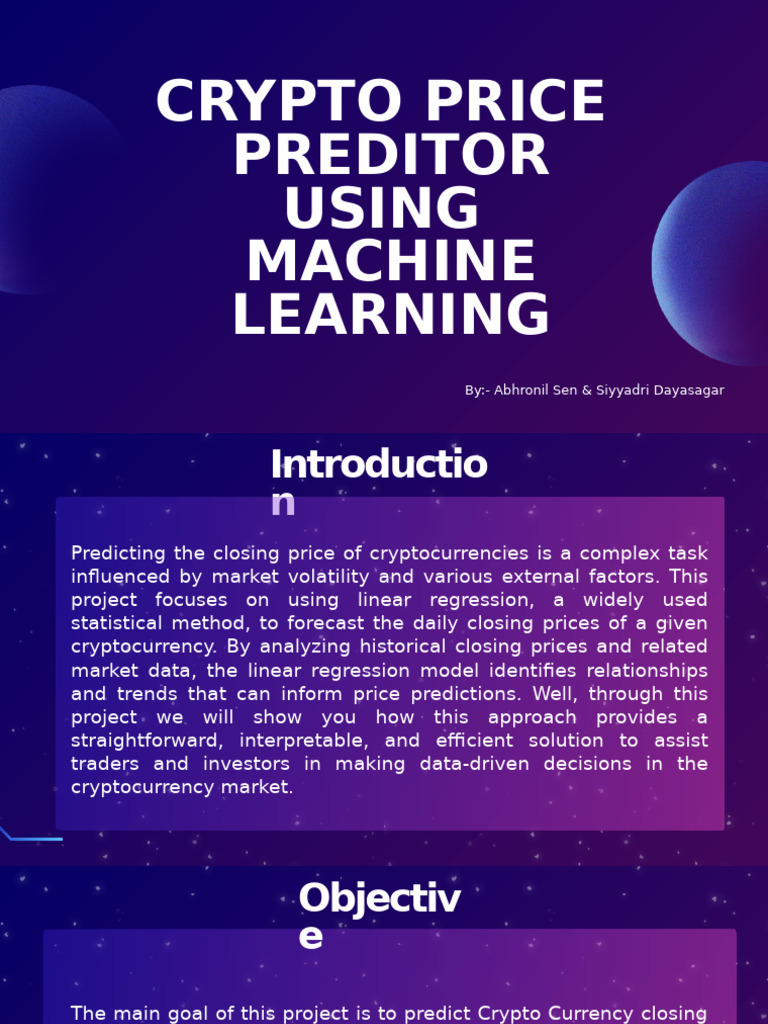 Crypto Price Prediction | PDF