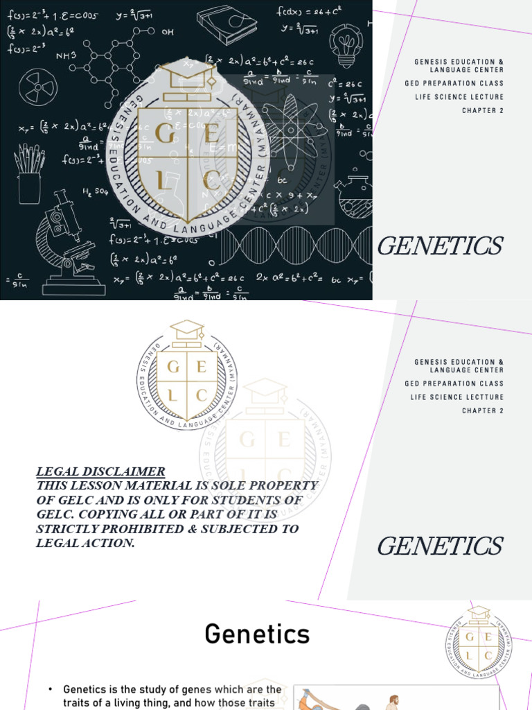 Gelc Ged SC Ls c2 (New) | PDF | Genotype | Dominance (Genetics)