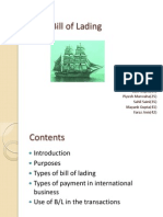 Bill of Lading