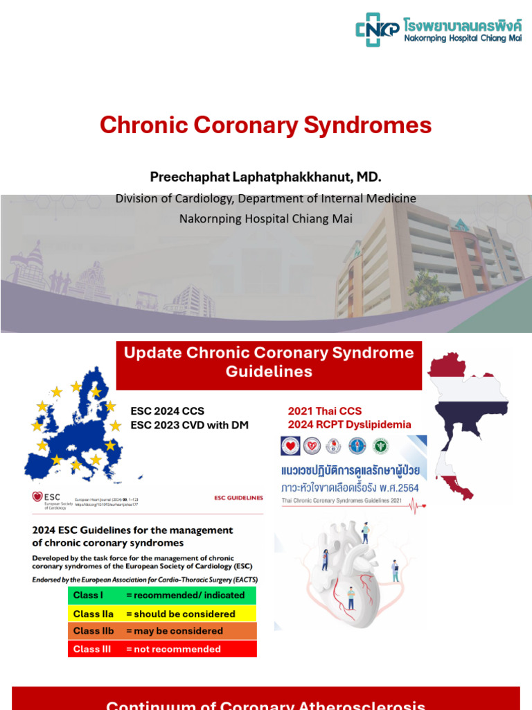 CCS Guidelines Update for ESC 2024 | PDF | Coronary Artery Bypass ...