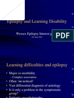 Epilepsy and Learning Difficulties