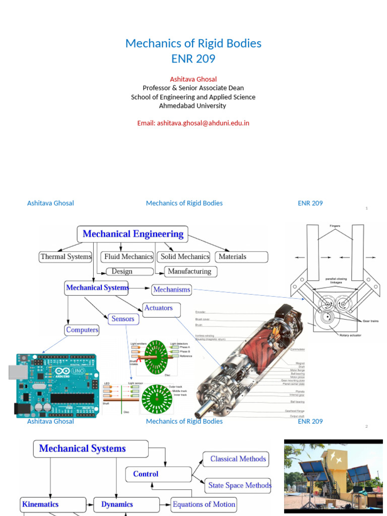 Mechanics of Rigid Bodies Overview | PDF | Space | Mathematical Physics