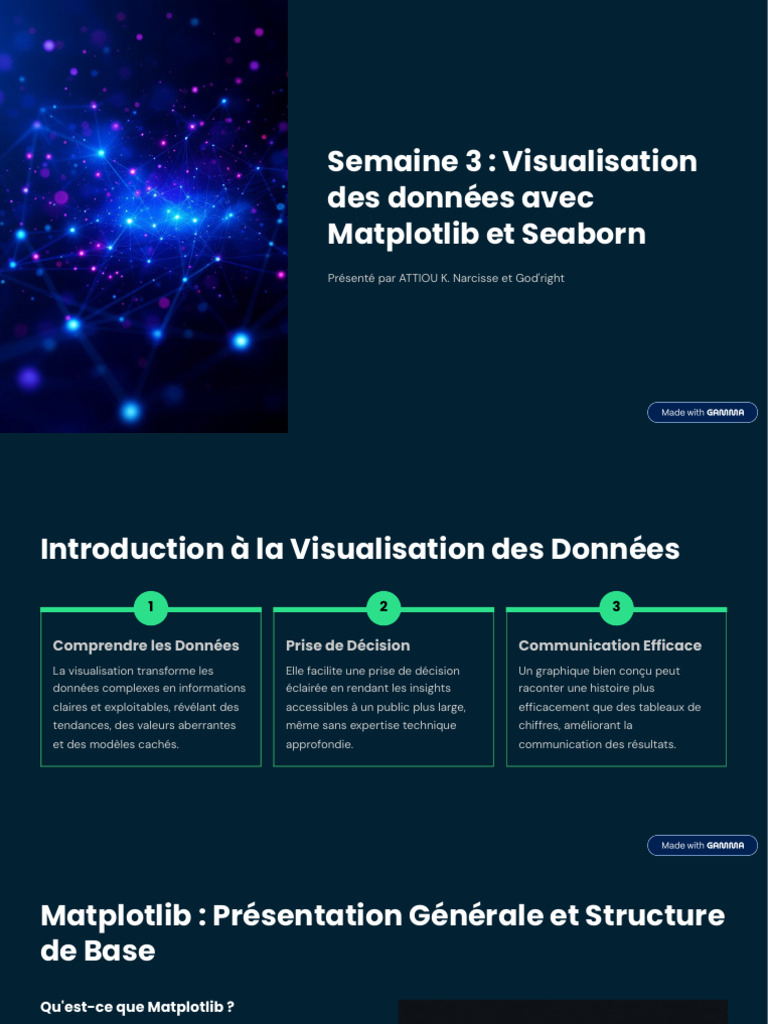 Visualisation de données avec Matplotlib et Seaborn | PDF | Informatique