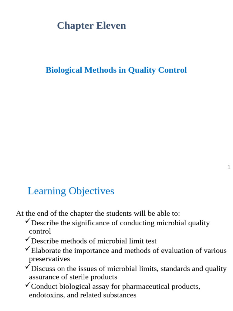 Microbial Quality Control in Pharmaceuticals | PDF | Microorganism ...