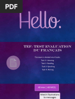 TEF Canada Exam Sample Exercises | PDF | Test (Assessment) | Cognition