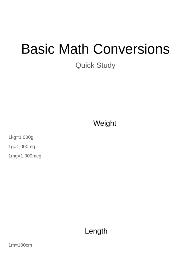 Measurement Conversion Guide | PDF | Gallon | Volume