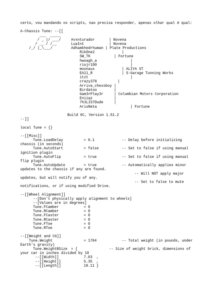 Chassis Tuning Script for Vehicles | PDF | Turbocharger | Automatic ...