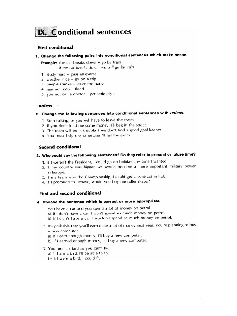 Grammar 6 Conditionals (Polish) | PDF