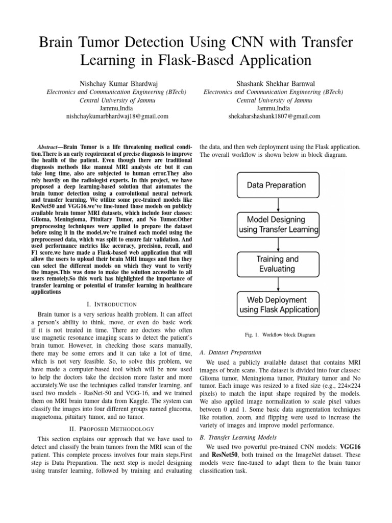 Brain Tumor CNN | PDF | Accuracy And Precision | Applied Mathematics