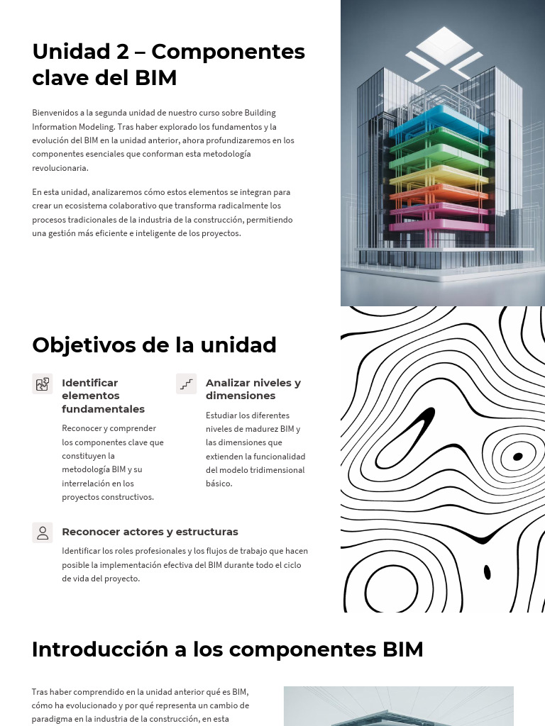 Componentes Clave del BIM y Madurez | PDF | Modelado de información de ...