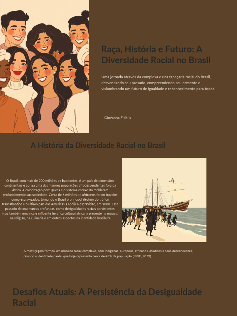 Diversidade Racial no Brasil: História e Futuro | PDF | Racismo ...