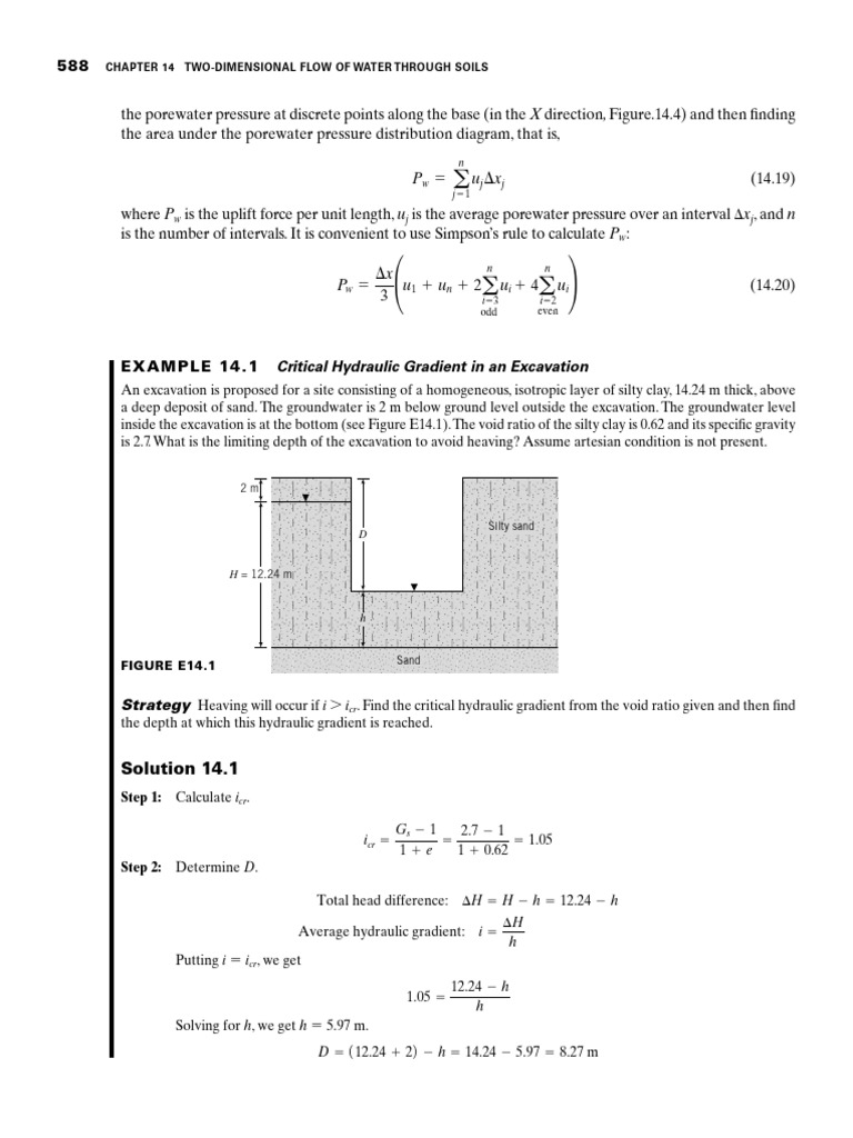 Example On 2D Flow of Water Throgh Soil | PDF | Civil Engineering ...