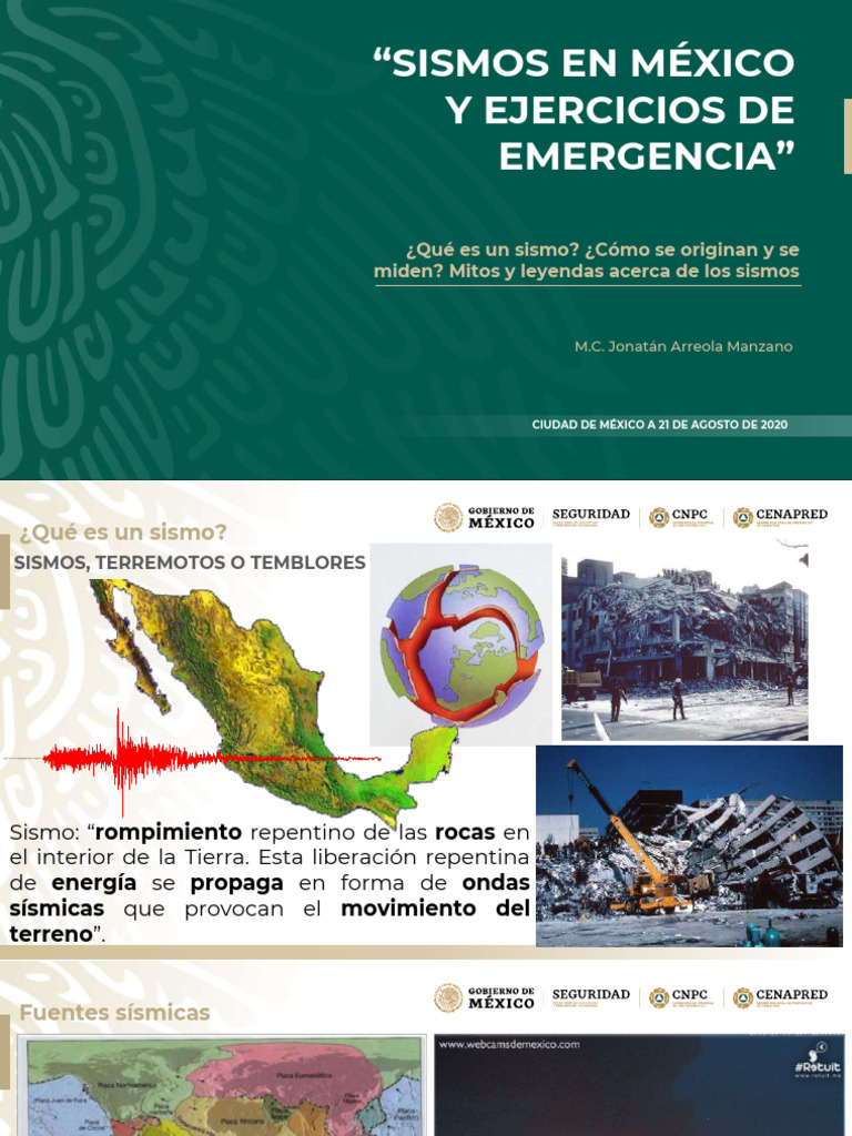 Sismos en México: Causas y Medición | PDF | Temblores | Geofísica