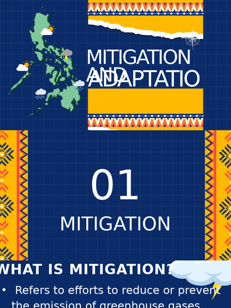 Climate Change Mitigation and Adaptation | PDF | Natural Disasters ...