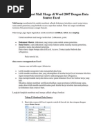 Download Cara Membuat Mail Merge Di Word Dengan Data Source Excel by Hero Aryanto SN90461201 doc pdf