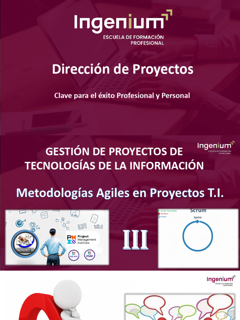 Ingenium Proy Ti 3 | PDF | Scrum (desarrollo de software)