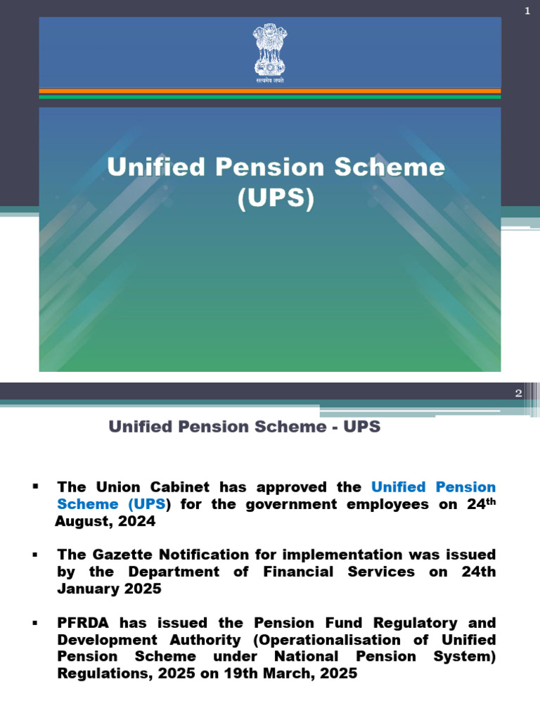 and FAQs For UPS Vs NPS | PDF | Pension | Personal Finance