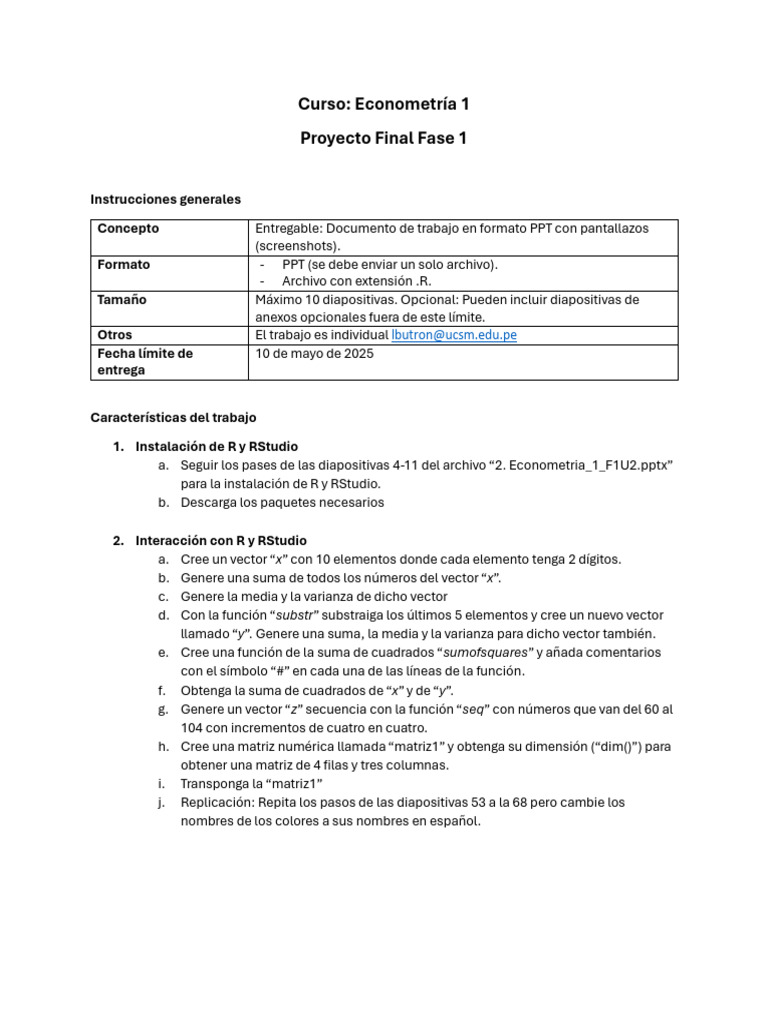 Proyecto Final Fase 1 | PDF