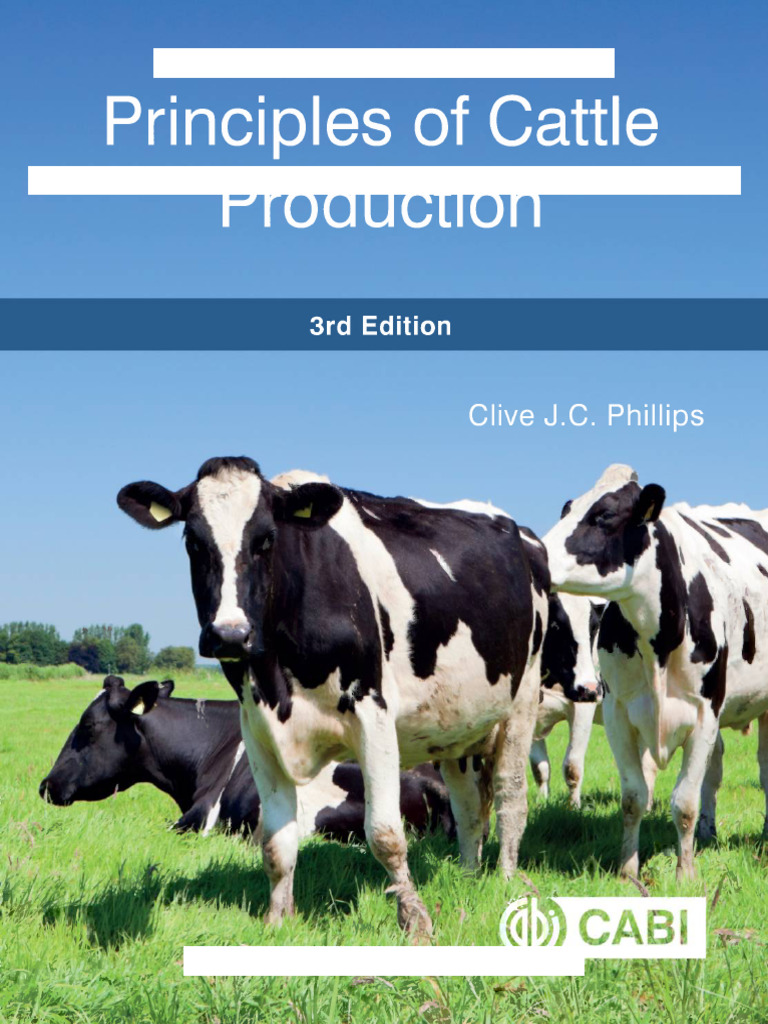 Principles of Cattle Production Overview | PDF | Cattle | Agriculture
