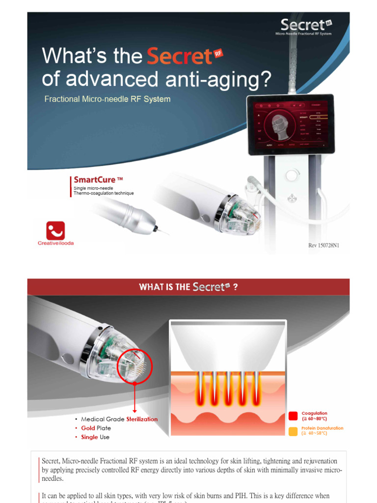 Advanced RF Micro-Needle Anti-Aging System | PDF | Scar | Skin