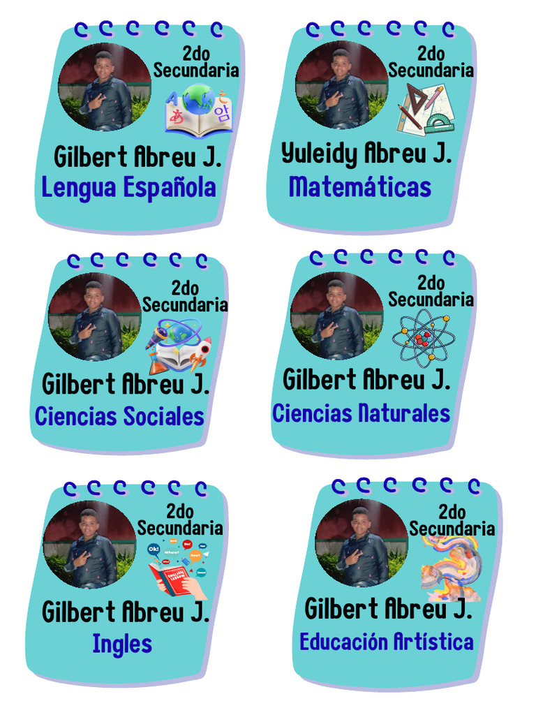 Materias 2do Secundaria 2023 | PDF