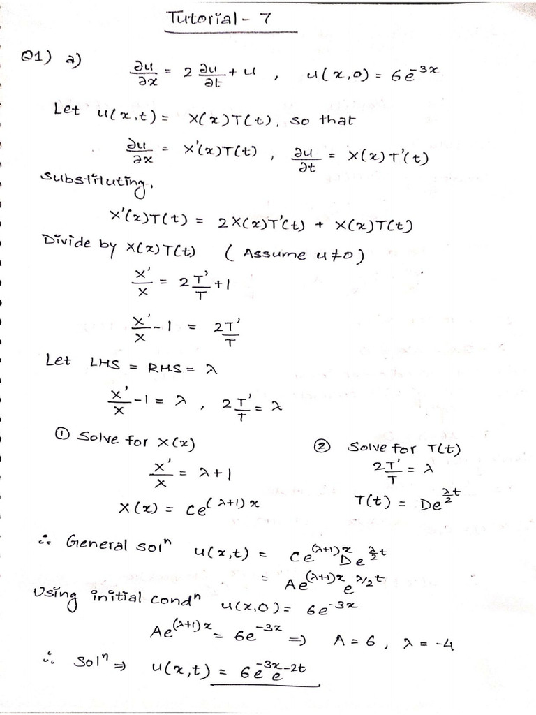 Tutorial 7 | PDF