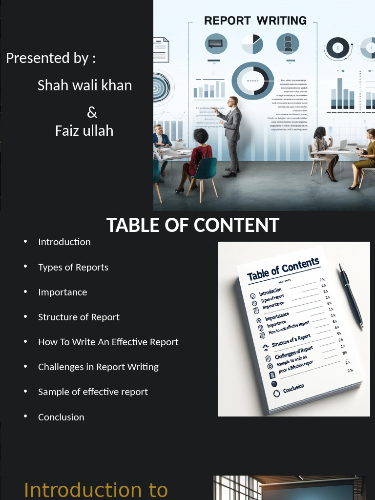 Introduction To Report Writing | PDF | Information | Writing