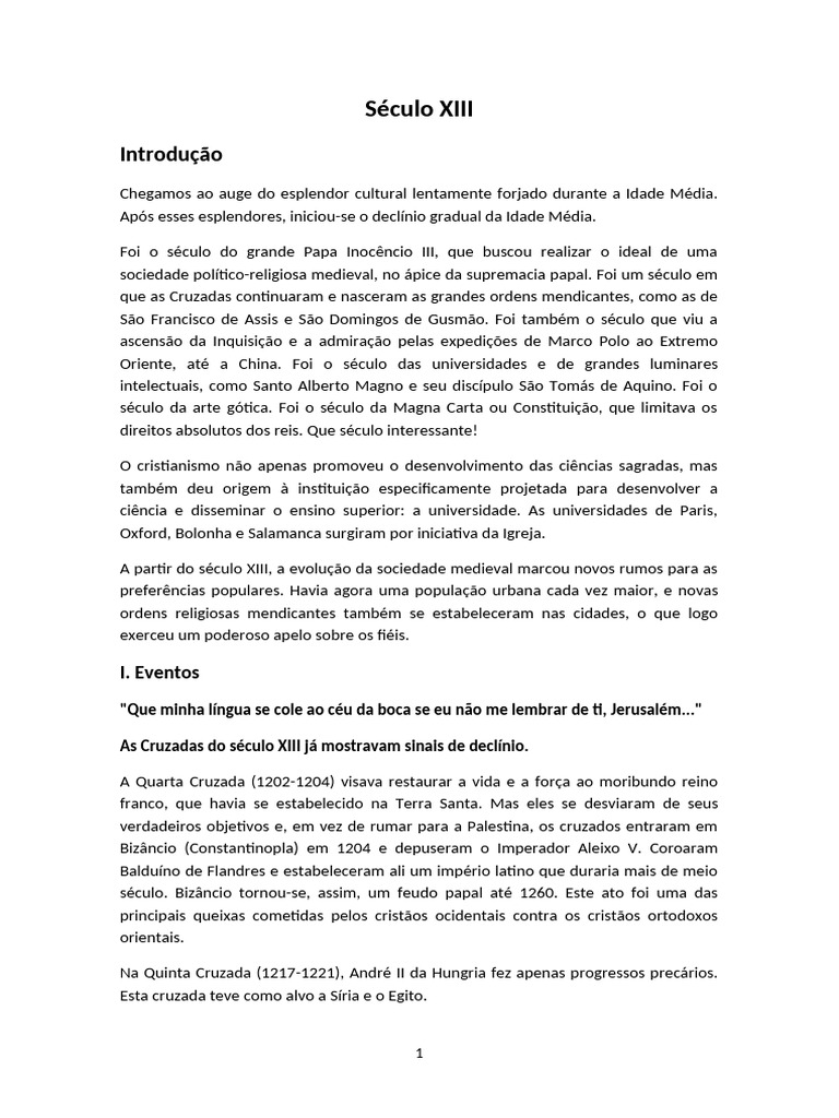 Século XIII, 14-07hhhhhhhhhhhhhhhhhhhhhhhhhhhhhhhh-25 | PDF ...