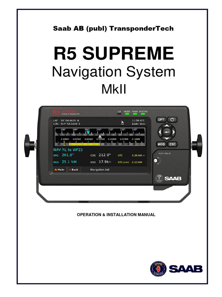 R5 Supreme Navigation System Manual | PDF | Navigation | Menu (Computing)