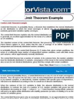 Central Limit Theorem Example