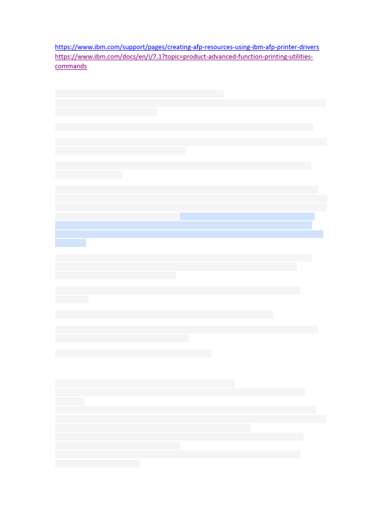 Instalar y Configurar Controlador IBM AFP | PDF | Impresora ...