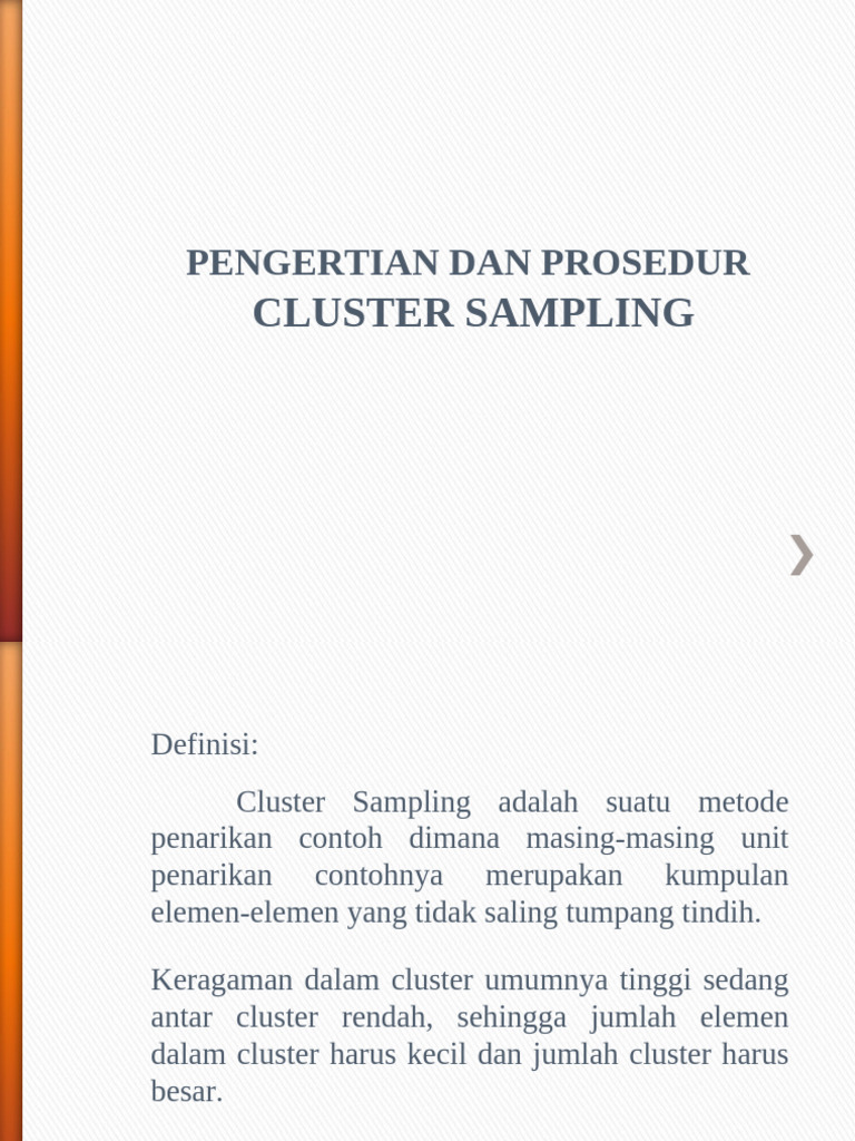 Cluster Sampling | PDF
