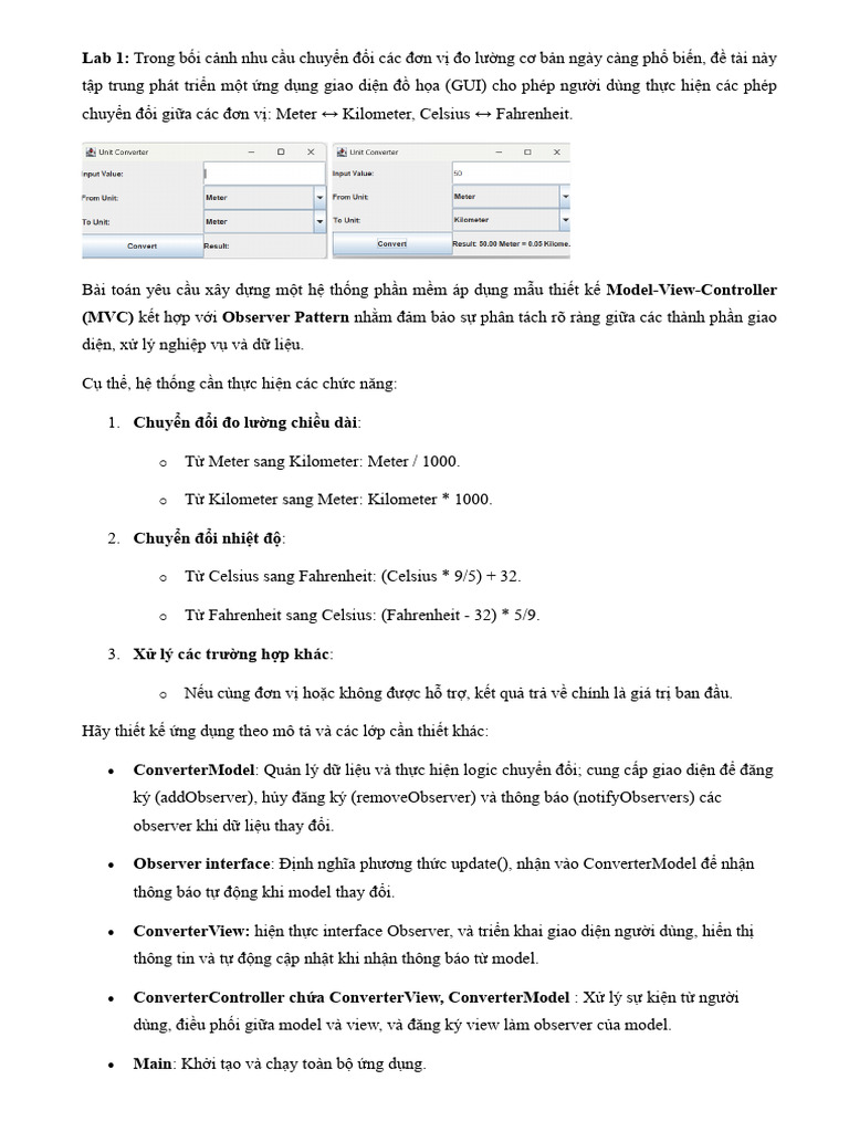 Labs MVC Pattern | PDF