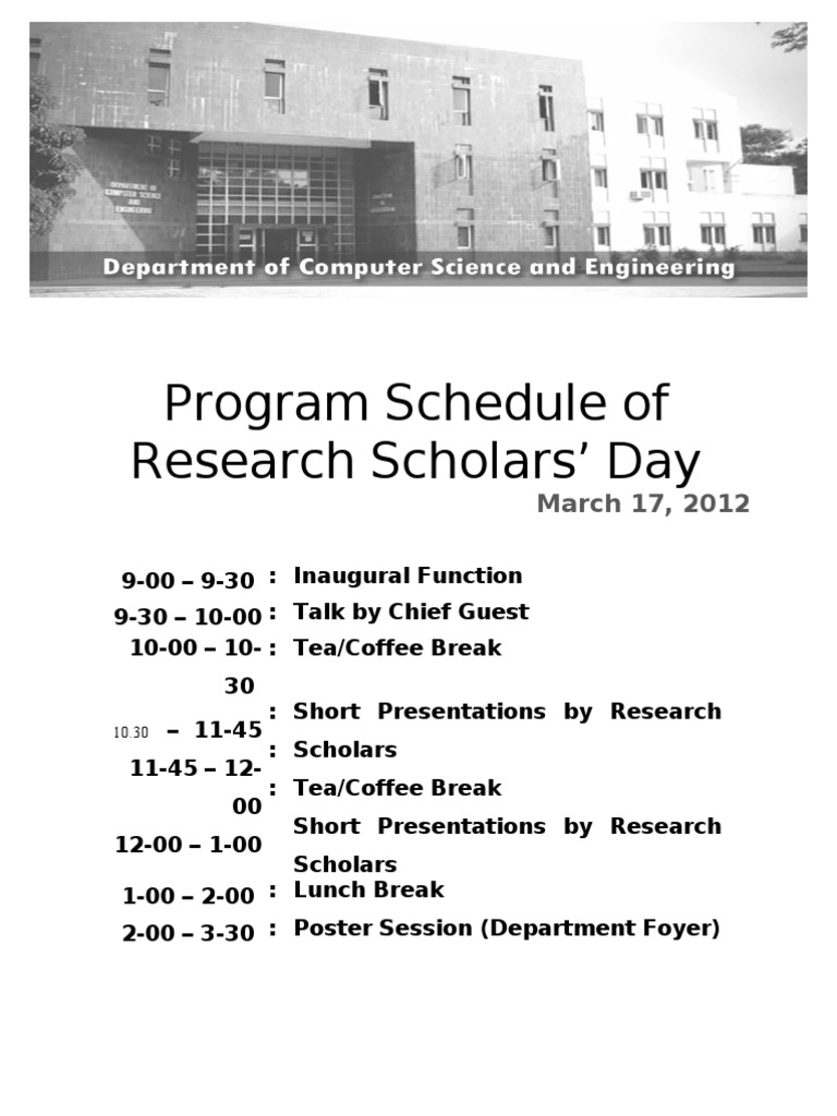 Program Posting | PDF | Foreign Language Studies