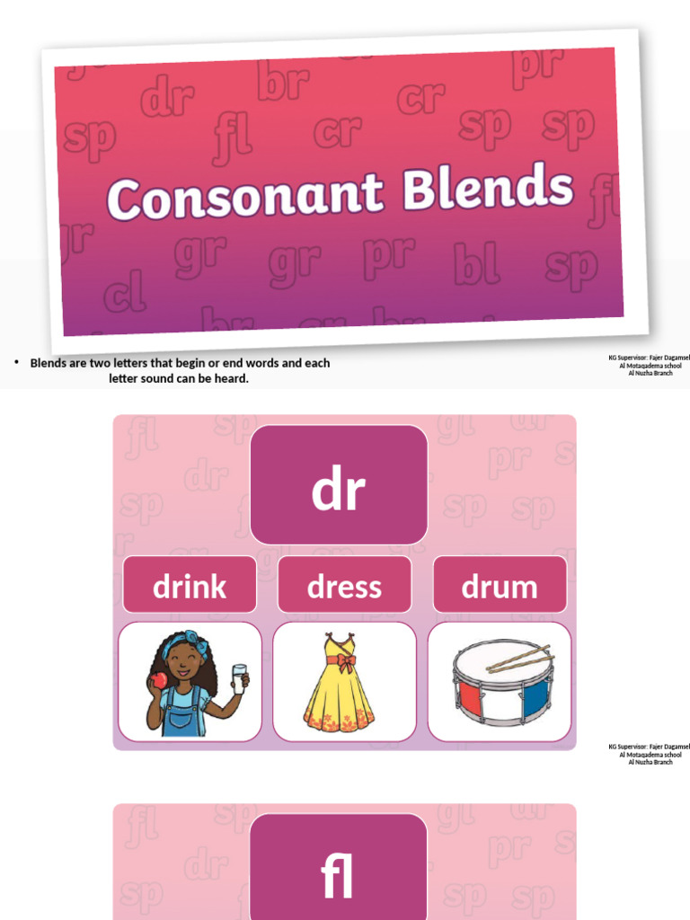 Consonant Blends | PDF