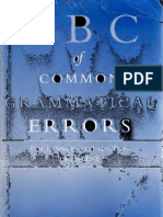 ABC of Common Grammatical Errors - Nigel D Turton