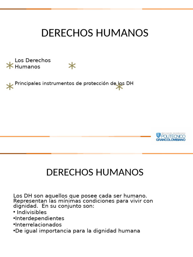 Los Derechos Humanos | PDF | Convenio europeo de derechos humanos ...