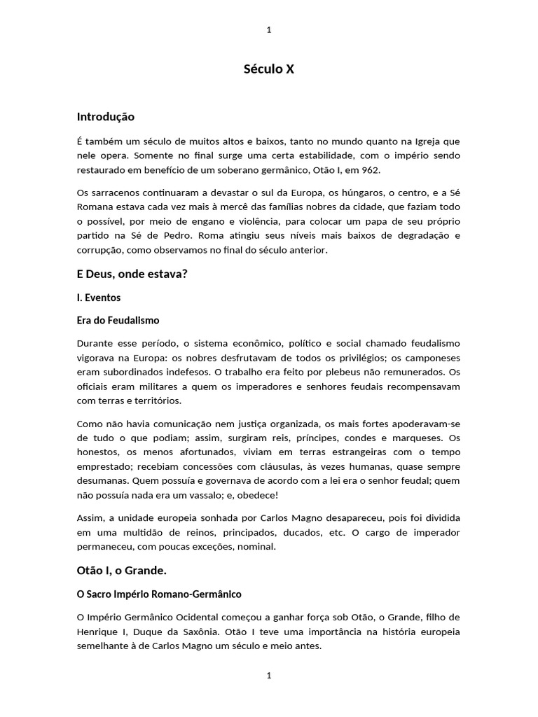 Século X, HIddddddddddddddddddddddddddddddddddddddddddddd | PDF ...